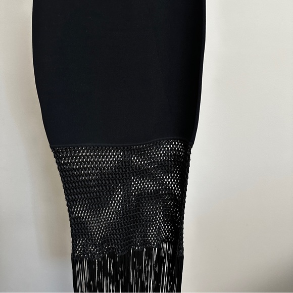 GALVAN LONDON
Fringe Trim Accent Midi Length Skirt size XS - Picture 3 of 6